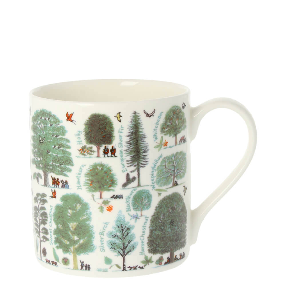 Picturemaps British Trees Mug 300ml